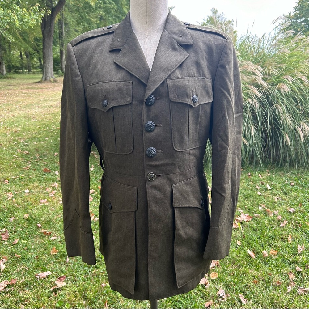 Saco Uniforms Vintage Marines Wool Jacket Mens 40 Short